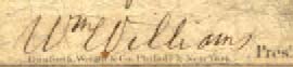 Wm Williams Signature